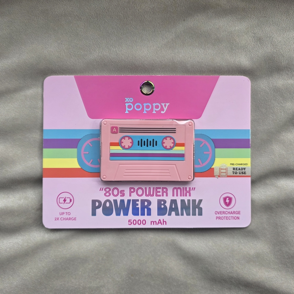 XO POPPY "80s Power Mix" Powe Bank  5000 mAh